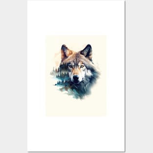 Mystic Wolf Posters and Art